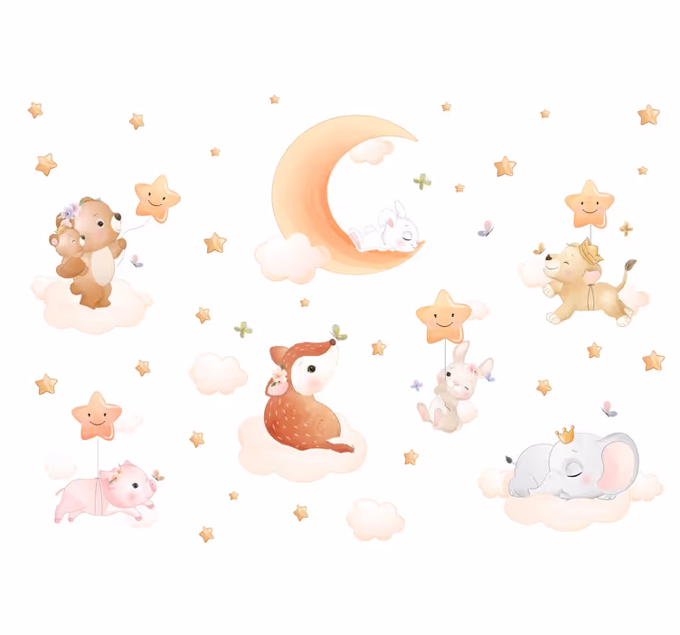 Sweet dreams roller blind nursery - TenStickers