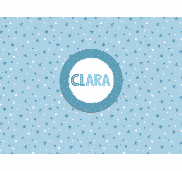 Roller blind nursery stars pattern - TenStickers