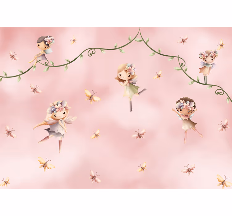 Roller blind nursery dreamy fairies - TenStickers