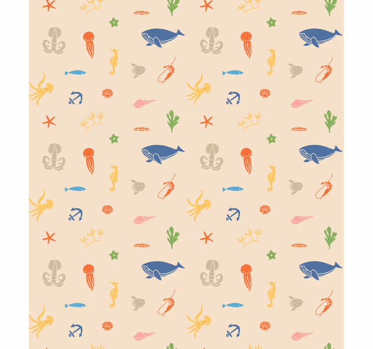 Animal blind sea creatures design - TenStickers