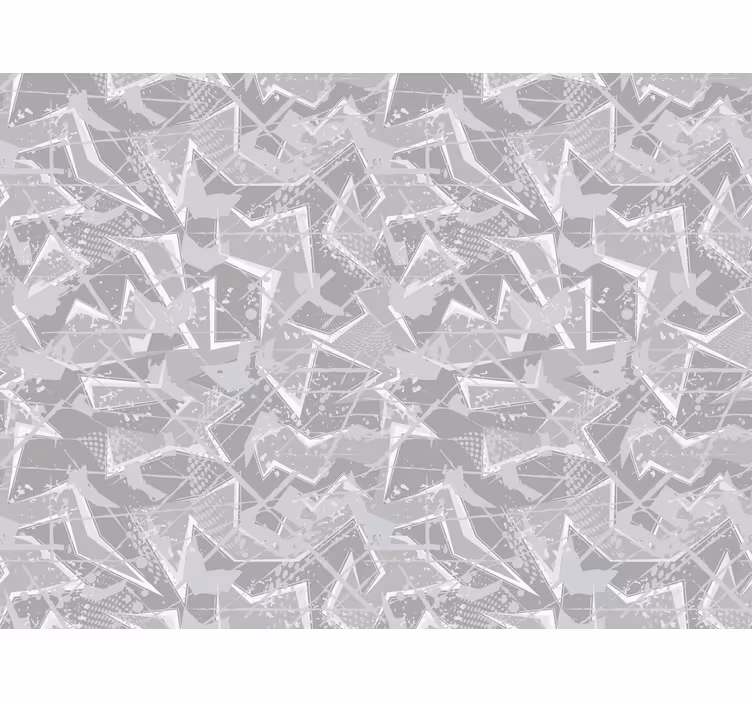 Blind grey retro 80's fine graphics - TenStickers