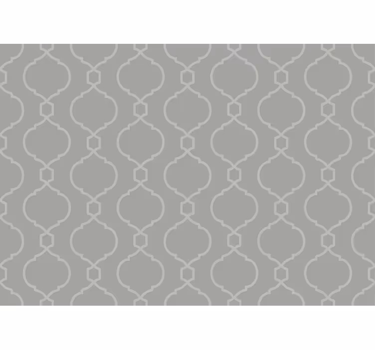 Blind grey gray geometric hamptons pattern - TenStickers
