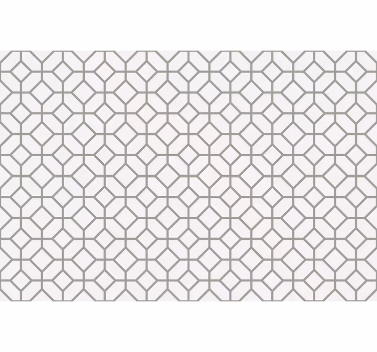 Blind grey squared hamptons pattern - TenStickers
