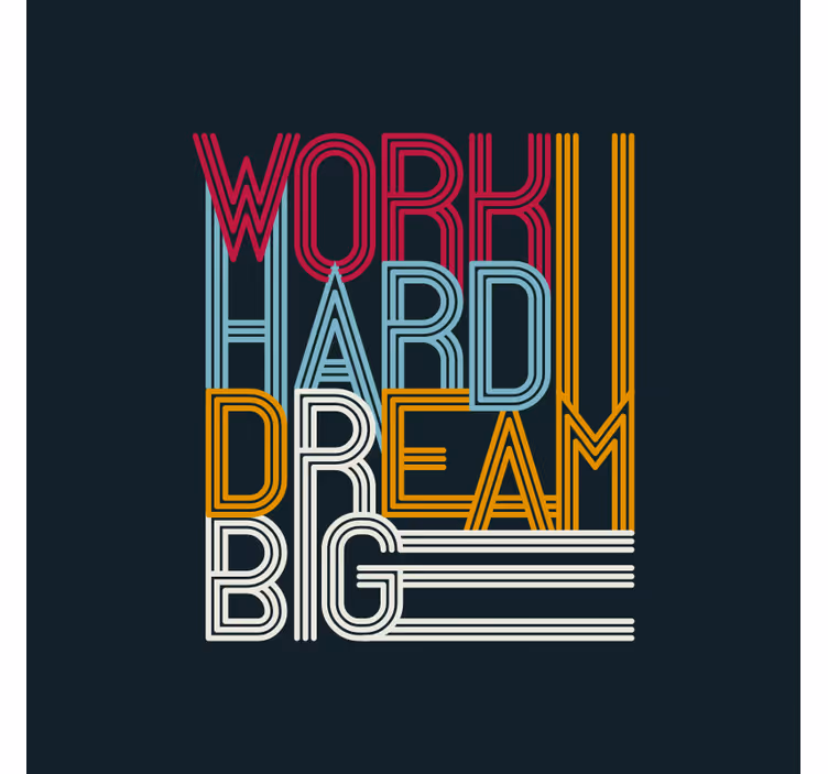 Blind office - strive for success, aim high - TenStickers