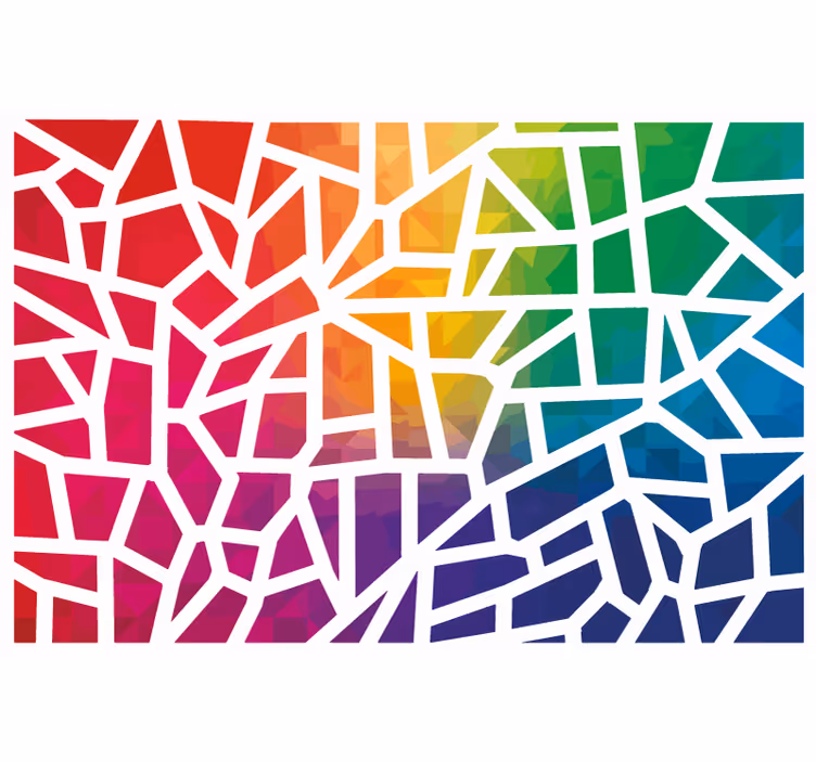 Blind office color mosaic - TenStickers