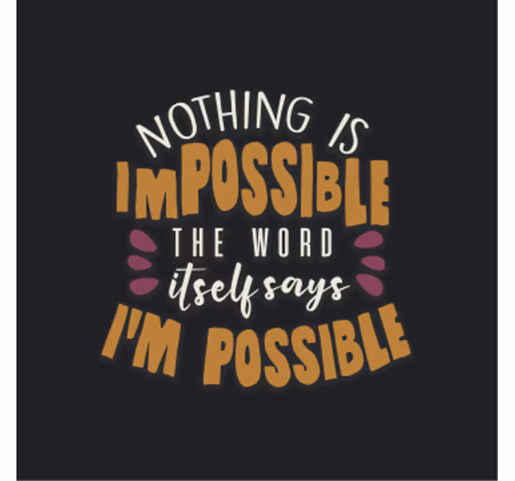 Blind office i'm possible - TenStickers