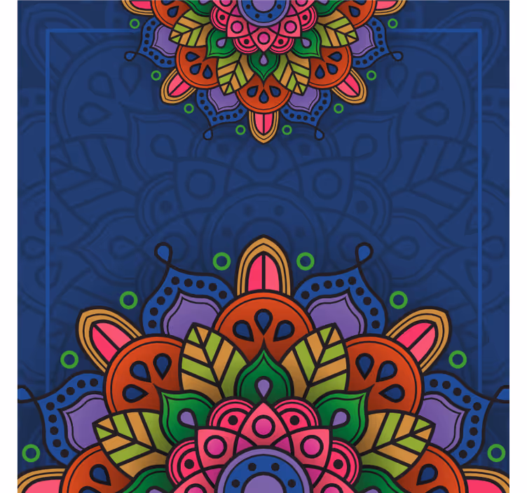 Blind office mandala drawing - TenStickers