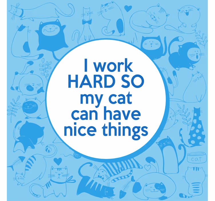 Blind office pawsitive vibes only - TenStickers