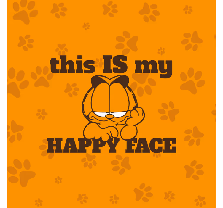 Blind office this is my happy face - TenStickers