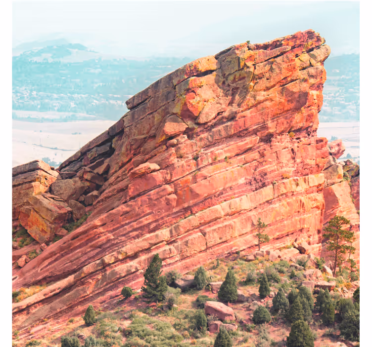 Blind office rock formation aesthetic photography - TenStickers