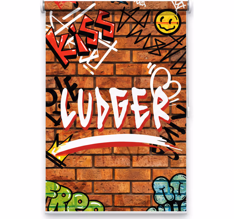 Teenage blind graffiti on bricks design - TenStickers