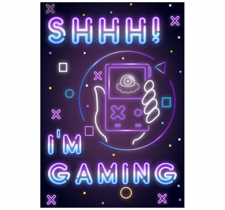 Teenage blind i am gaming - TenStickers