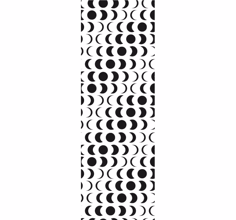 Teenage blind with minimalistic moon pattern - TenStickers