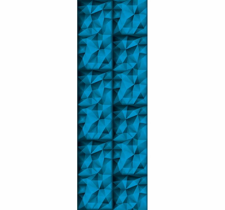 Teenage blind blue depths in 3d pattern - TenStickers