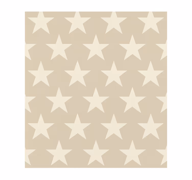 Teenage blind in beige star pattern - TenStickers