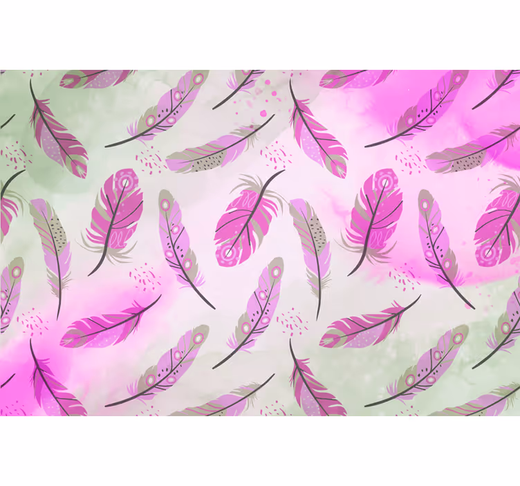 Zen blind bohemian feathers - TenStickers