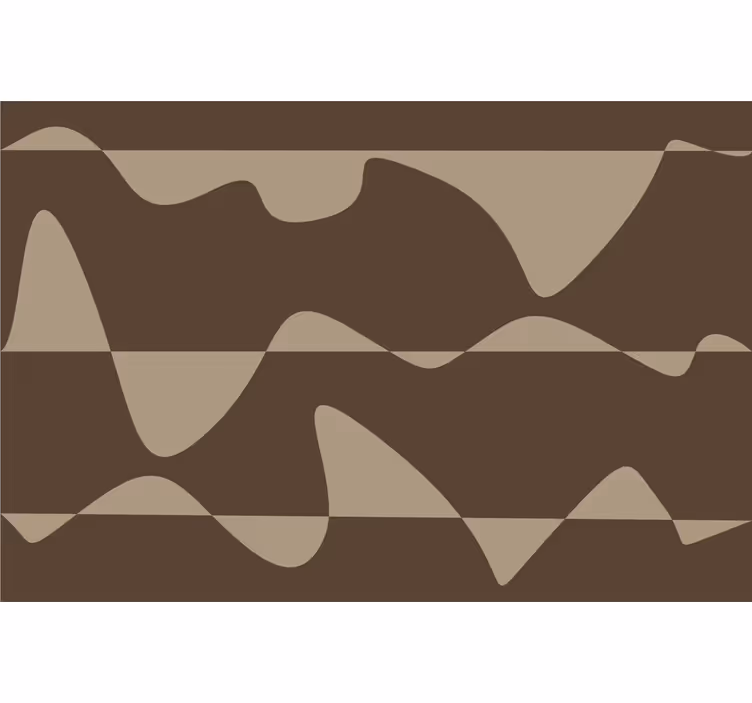 Brown blind in abstract brown design - TenStickers