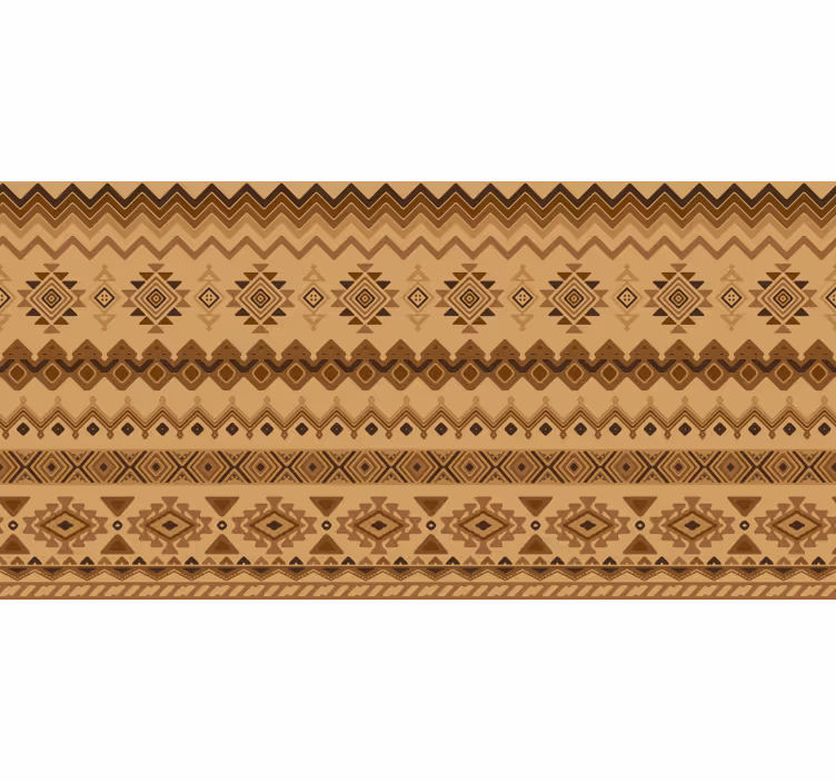 Brown blind in ethnic kilim style - TenStickers