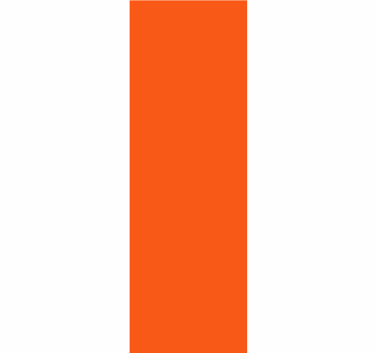 Orange blind in vibrant tangerine color - TenStickers