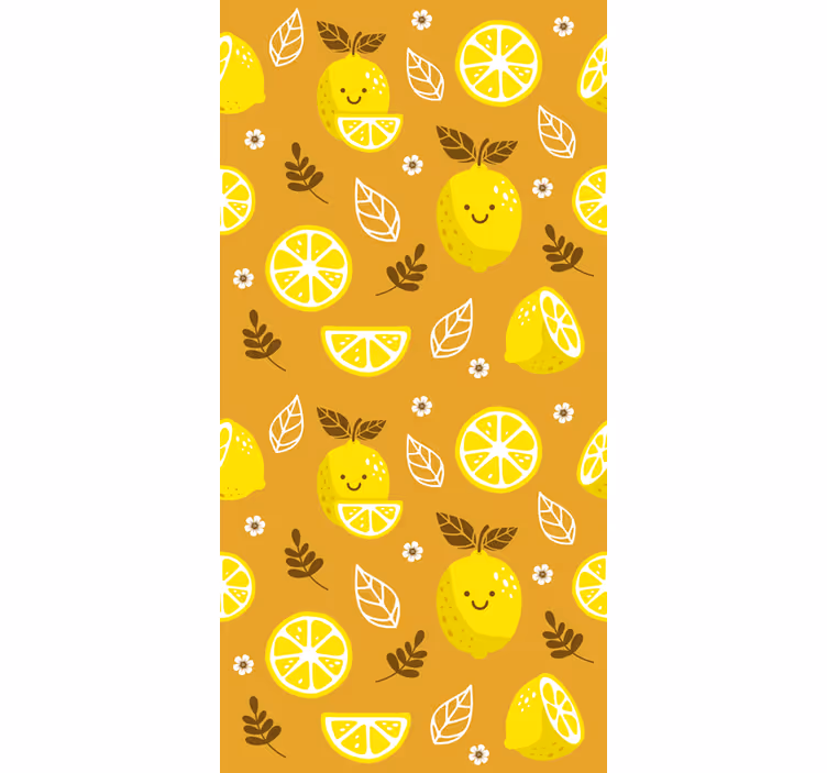Orange blind smiling lemons for samsung - TenStickers