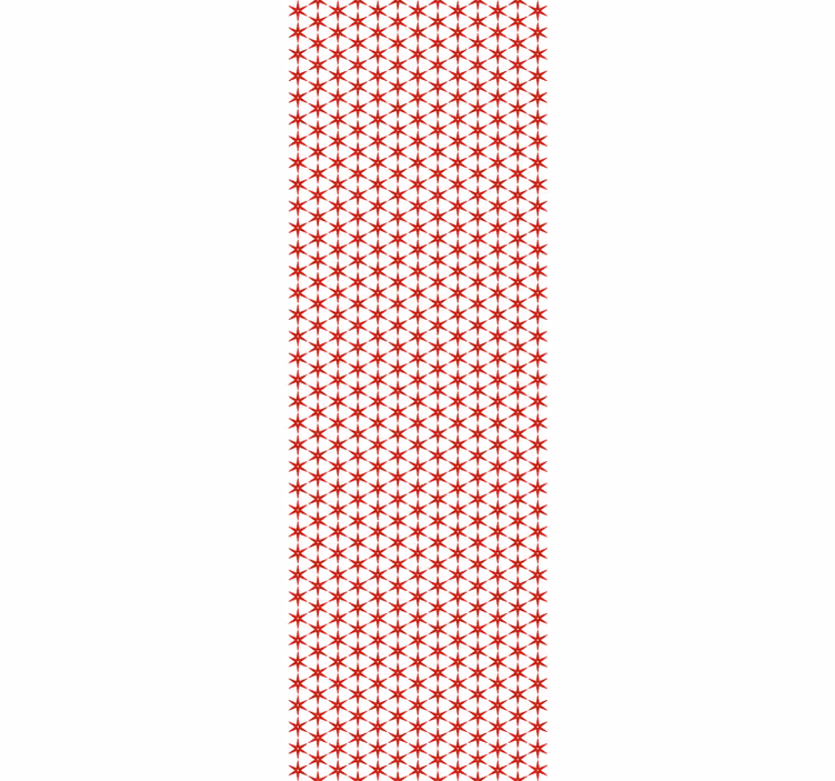 Blind red red korean stars - TenStickers