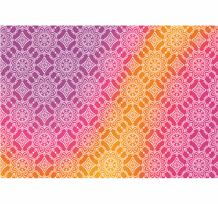 Blind outdoor in pink rustic pattern design - TenStickers