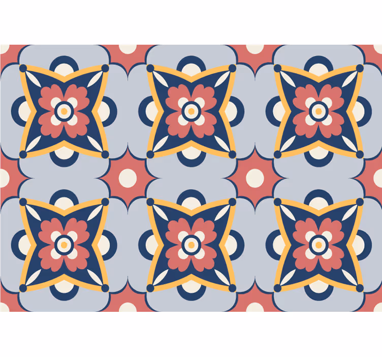 Blind outdoor southern colorful pattern design - TenStickers