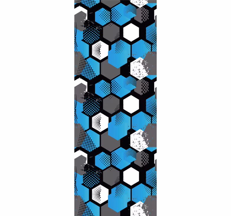 Teenage blind with abstract gradient football design - TenStickers