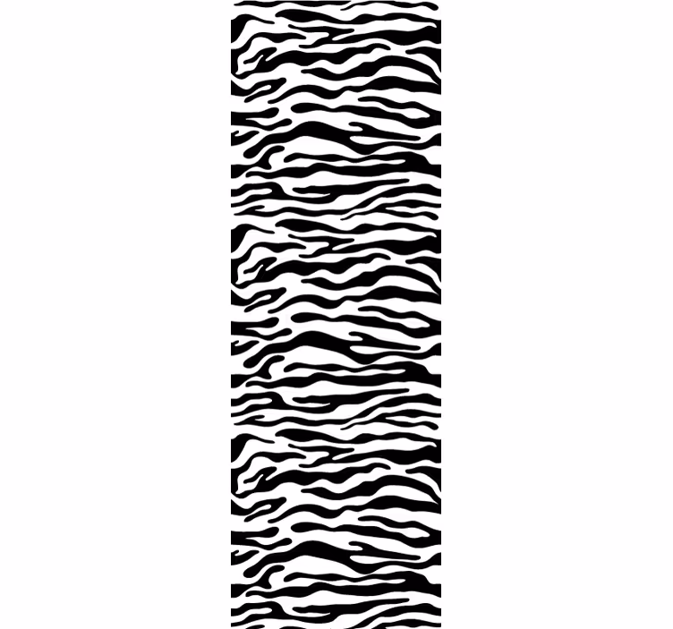 Teenage blind in zebra stripe design - TenStickers