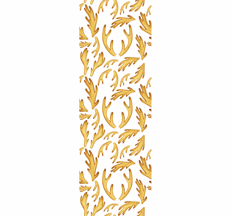 Teenage blind with golden boho reindeers - TenStickers