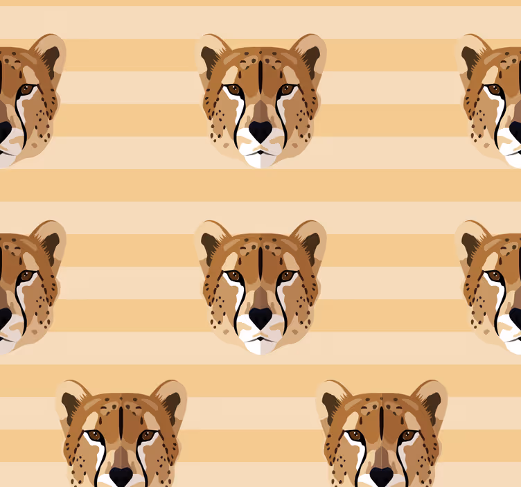Teenage blind leopard head - TenStickers
