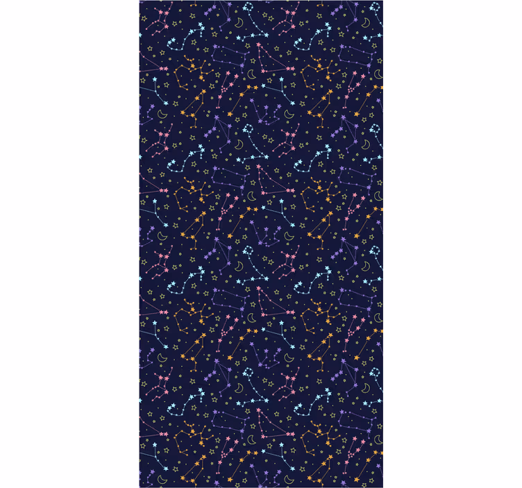 Teenage blind in vibrant galaxy colors - TenStickers