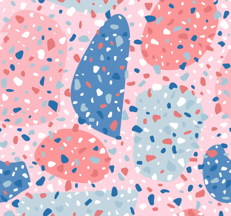 Teenage blind in pink terrazzo - TenStickers