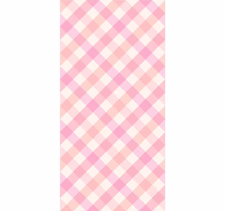 Teenage blind in pink checked pattern - TenStickers