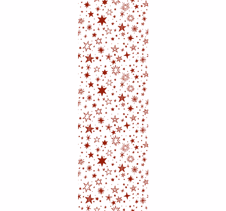 Teenage blind in red watercolor star design - TenStickers