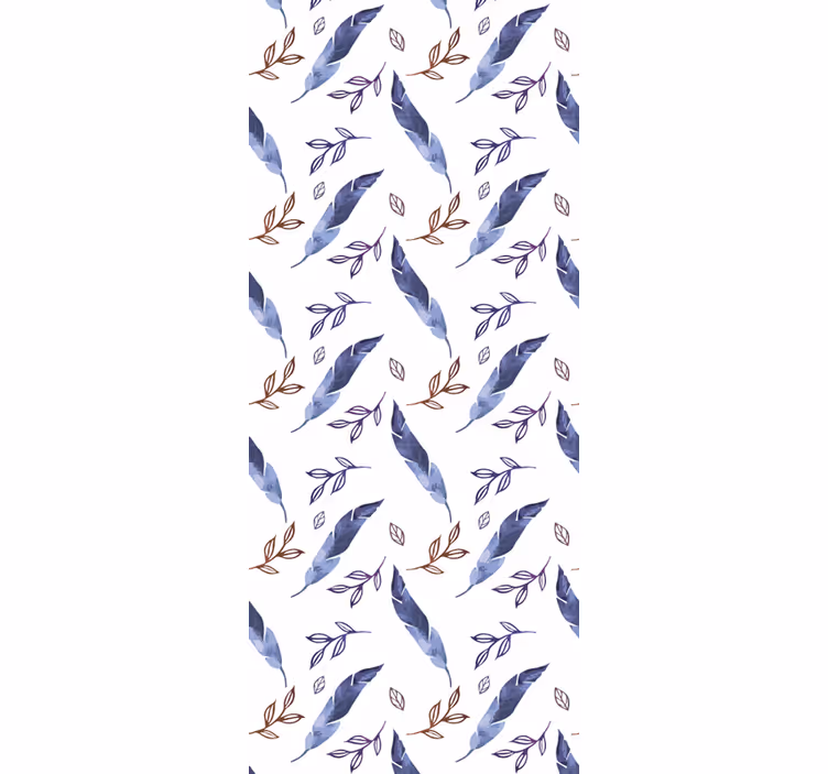 Teenage blind elegant abstract watercolor feather - TenStickers