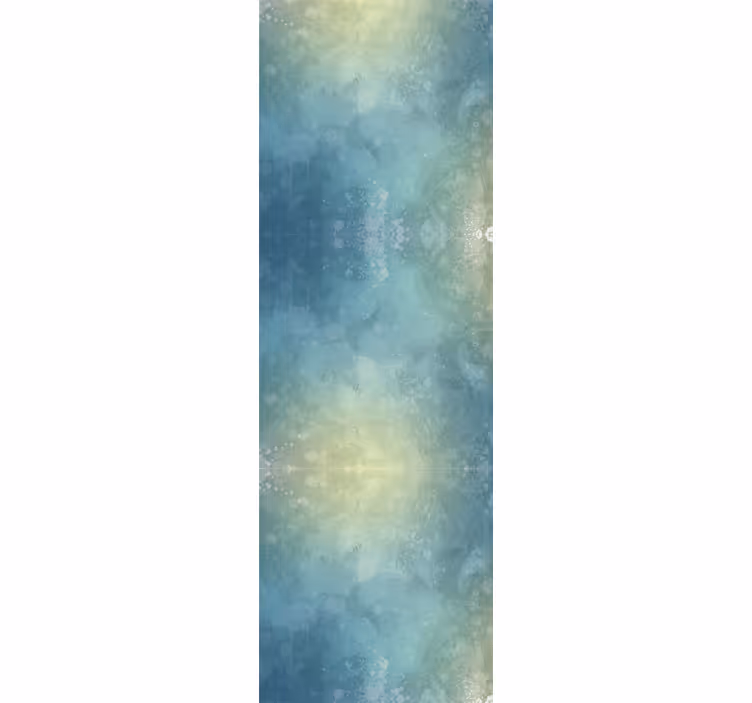 Teenage blind in eclectic blue sketch design - TenStickers