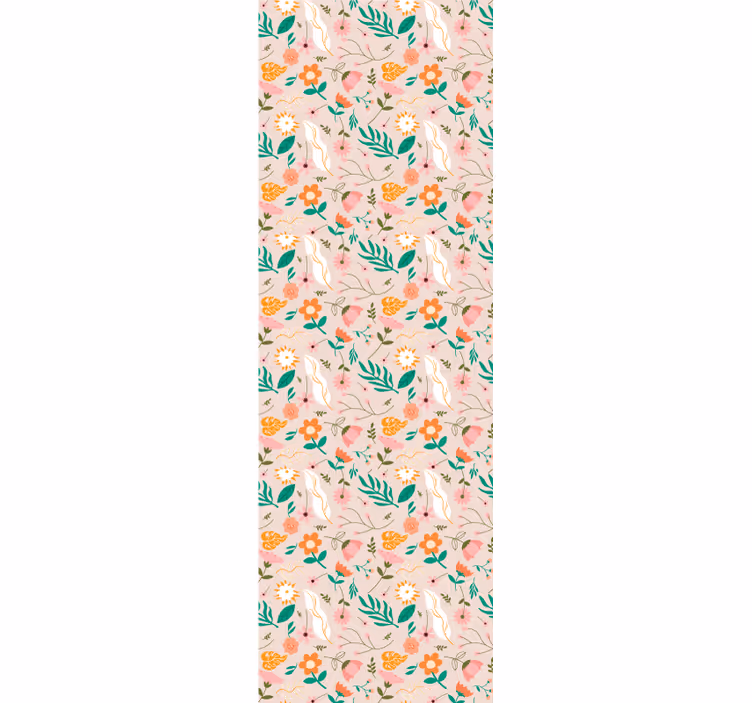Teenage blind in pastel delicate flower design - TenStickers