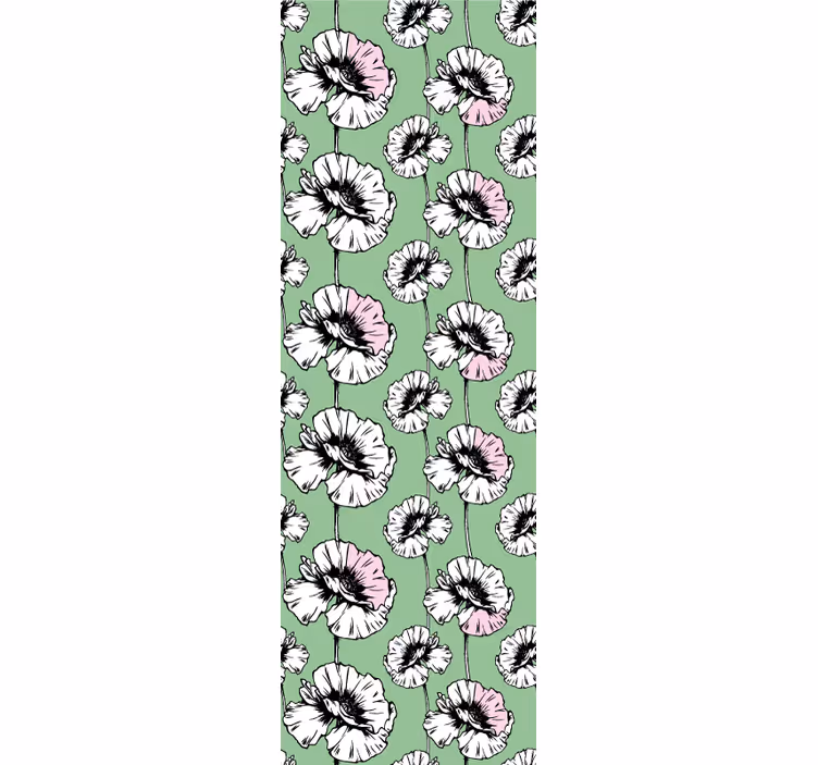 Teenage blind wild daisy painted flower design - TenStickers