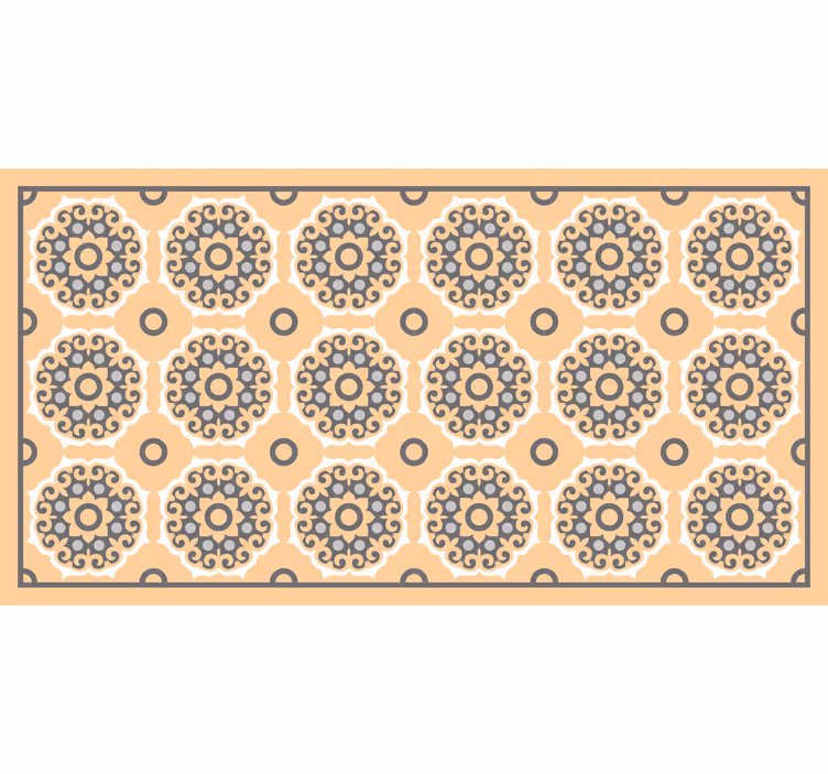 Bathroom blind in beige and grey line pattern - TenStickers