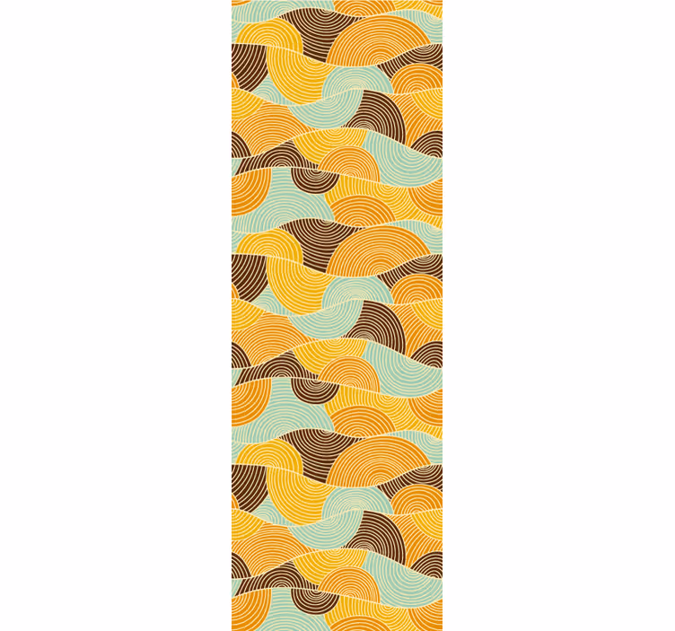 Classic blind with psychedelic hippie patterns - TenStickers
