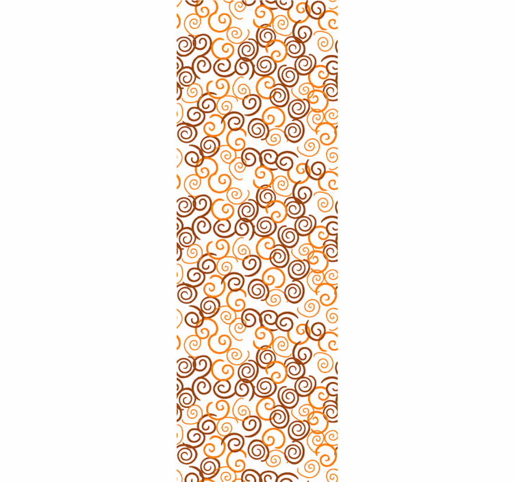 Classic blind in two-color psychedelic design - TenStickers