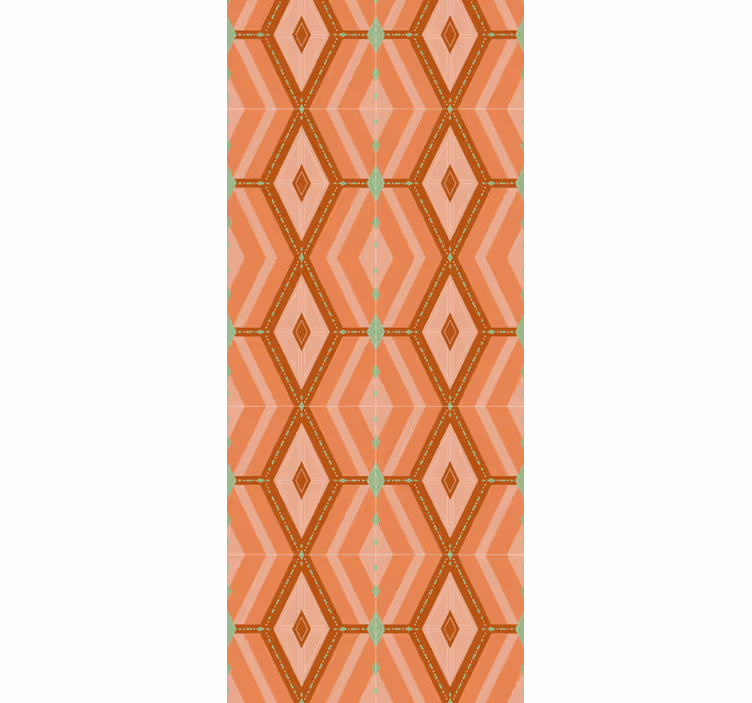 Classic blind in 30s autumnal tints geometric - TenStickers