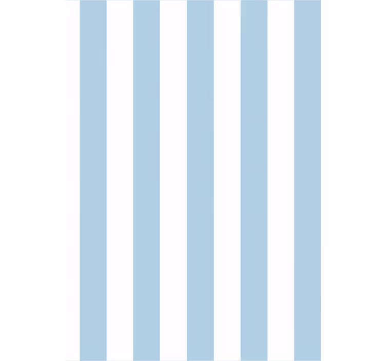 Hallway blind in nordic blue and white - TenStickers