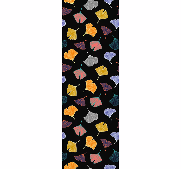 Hallway blind caltero ginkgo leaf design - TenStickers