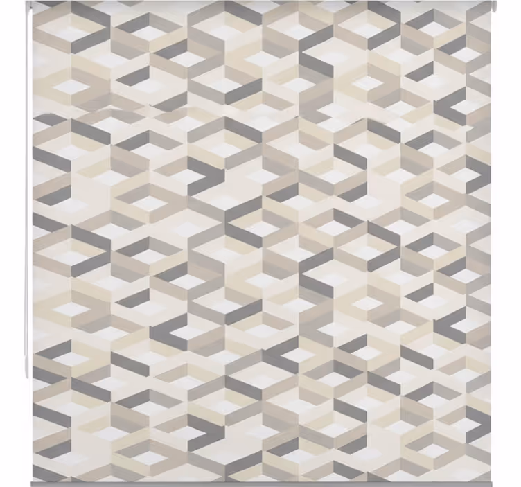 Minimal geometric bathroom blind - TenStickers