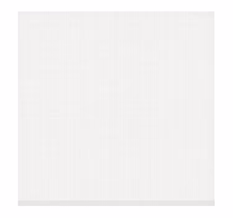 White roller blind with sheer fabric - TenStickers