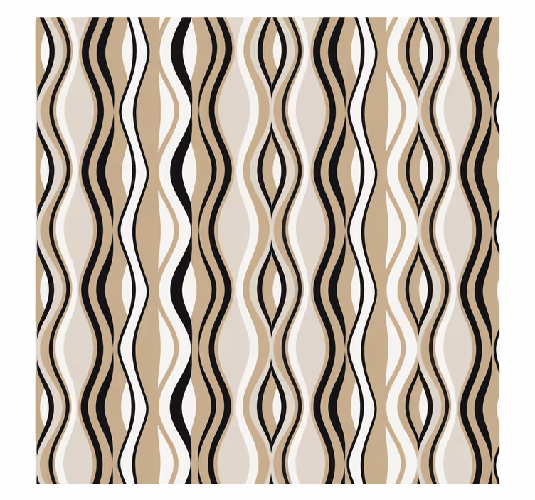 Blinds in a kitchen width 130 curly pattern - TenStickers