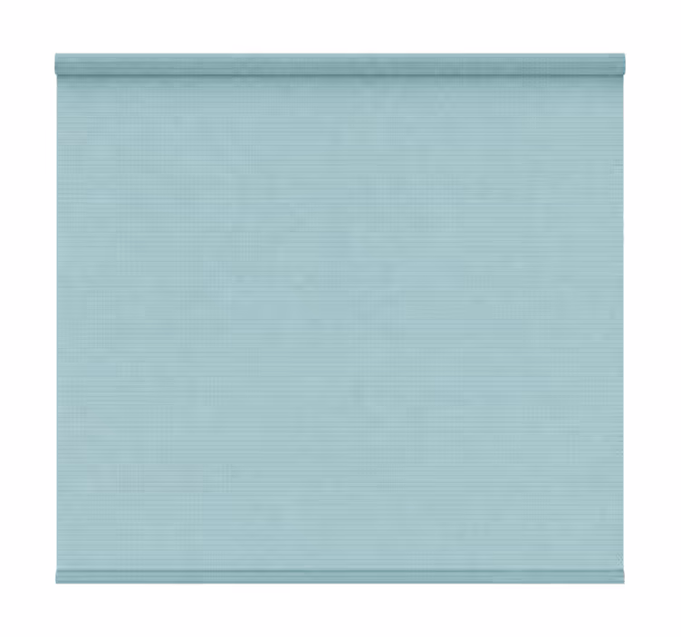 Blue blind translucent fabric curtain - TenStickers
