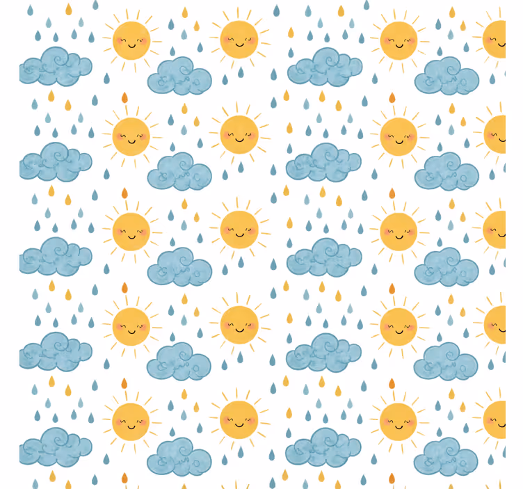 Bathroom blind width 300 joyful design - TenStickers